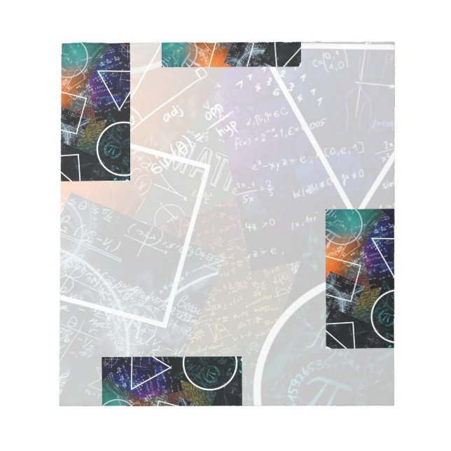 Bloc-notes équations et géométrie (Devant)