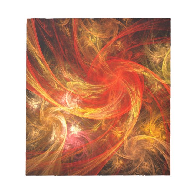 Bloc-notes Firestorm Nova Abstrait Art (Devant)