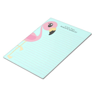 Bloc-notes fixe Flamant rose Tropical Kids