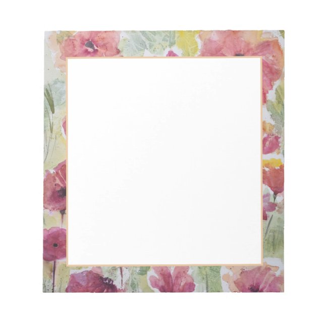 Bloc-notes Fleurs (Devant)