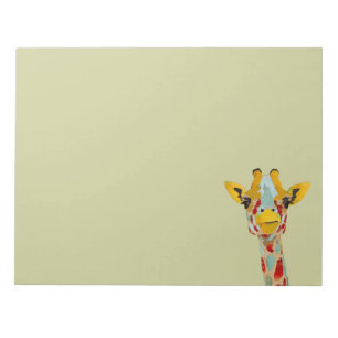 Bloc-notes Gold Peeking Giraffe