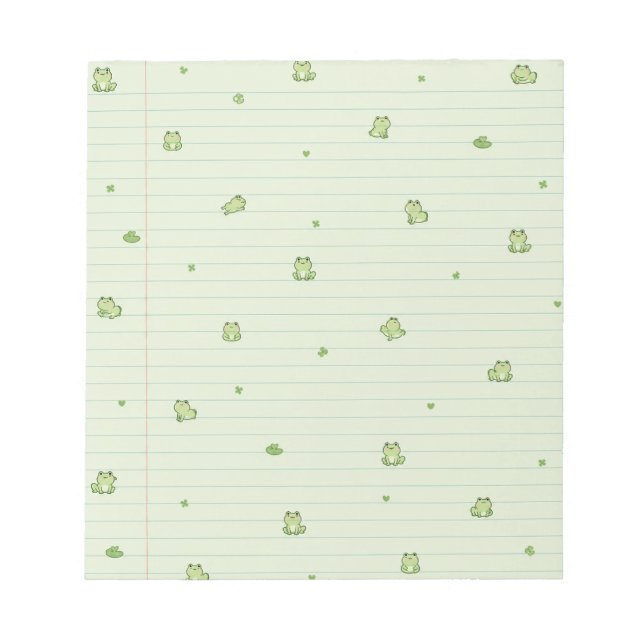 Bloc-notes grenouille (Devant)