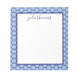 Bloc-notes Honeypeb bleu et marine