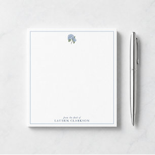Bloc-notes Hydrangea Bleu De Mon Bureau