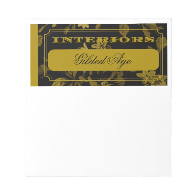 Bloc-notes Intérieurs Âge Doré (Devant)