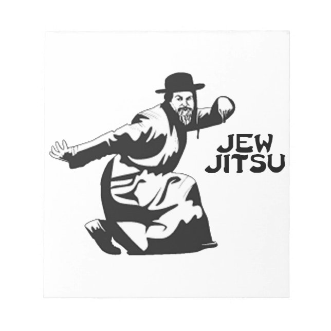 Bloc-notes Jew Jitsu | Cadeaux Juifs Bar Mitzvah (Devant)