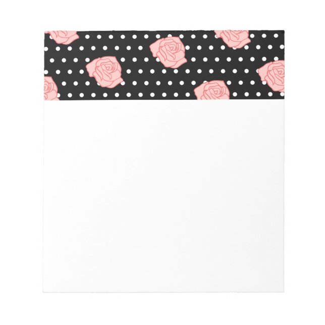 Bloc-notes jolies roses (Devant)