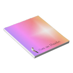 Bloc-notes - Les chats sont des miracles avec étoi