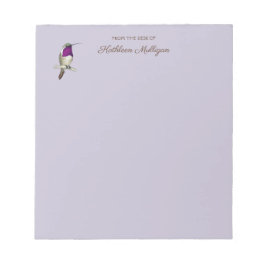Bloc-notes Lucifer Hummingbird personnalisé
