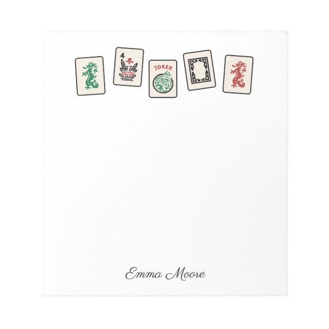 Bloc-notes Maj Jongg (Devant)