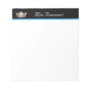 Bloc-notes Miss America Crown