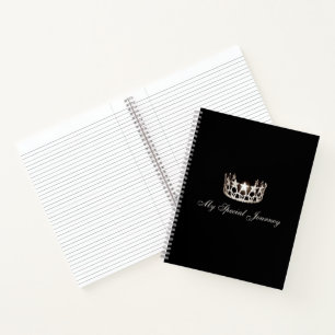 Bloc-notes Miss USA Silver Crown Custom Journal