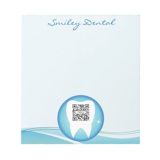 Bloc-notes - Modèle dentaire (Devant)