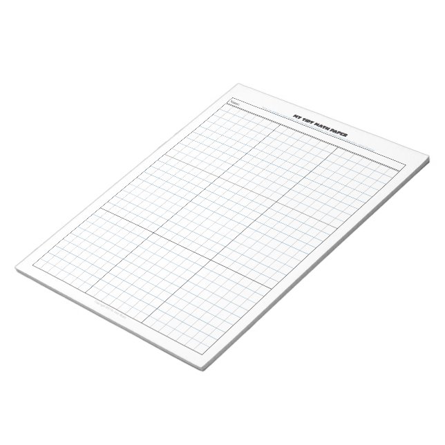 Bloc-notes Mon Tidy Math Papier (Incliné)