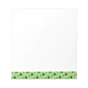 Bloc-notes Motif shamrock