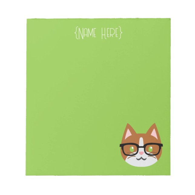 Bloc-notes Nerdy Cat Bicolor (Devant)