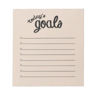 Bloc-notes OBJECTIFS ACTUELS