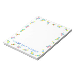 Bloc-notes papillon