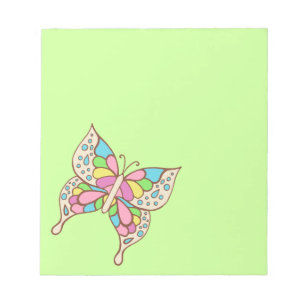 Bloc-notes Papillon Arc-en-ciel