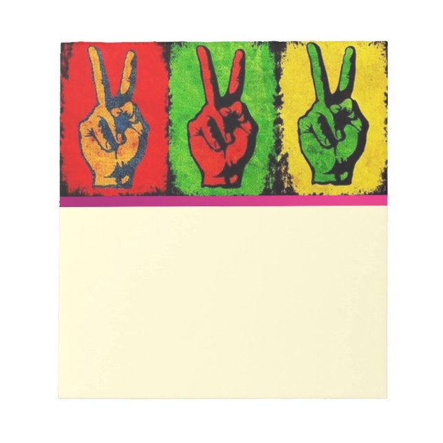 Bloc-notes Peace (Devant)