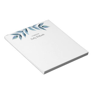 Bloc-notes personnalisé à motifs floraux roses