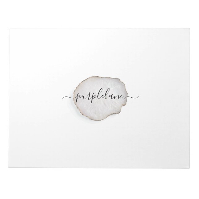 Bloc-notes personnalisé Agate (Devant)