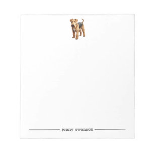 Bloc-notes personnalisé Airedale
