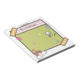 Bloc-notes personnalisé Appréciation de l'enseigna