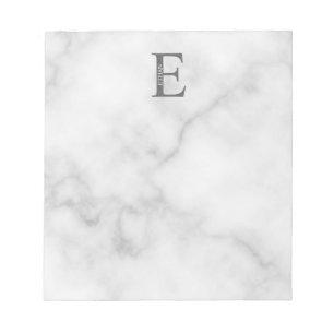 Bloc-notes personnalisé avec monogramme et nom