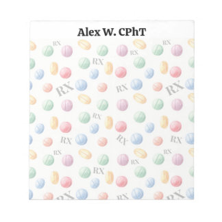 Bloc-notes personnalisé CPhT 5.5x6"