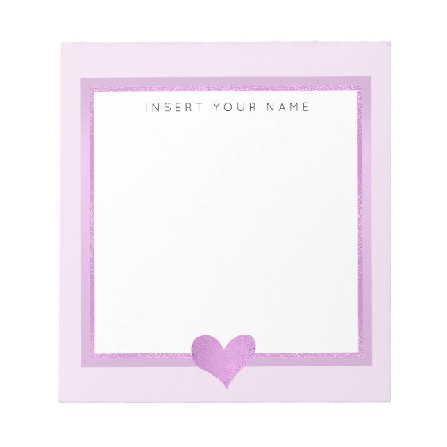 Bloc-notes personnalisé de 5,5 po x 6 po (Devant)