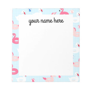 Bloc-notes personnalisé de pool Unicorn