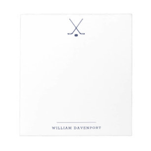 Bloc-notes personnalisé Hockey