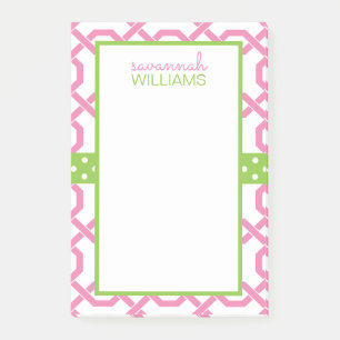 Bloc-notes personnalisé post-it treillis et graine