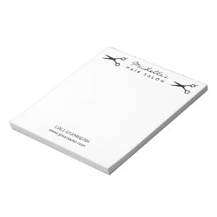 Bloc-notes personnalisé pour salon de coiffure et 