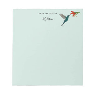 Bloc-notes personnalisé sur le colibri