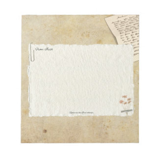Bloc-notes personnalisé vintage