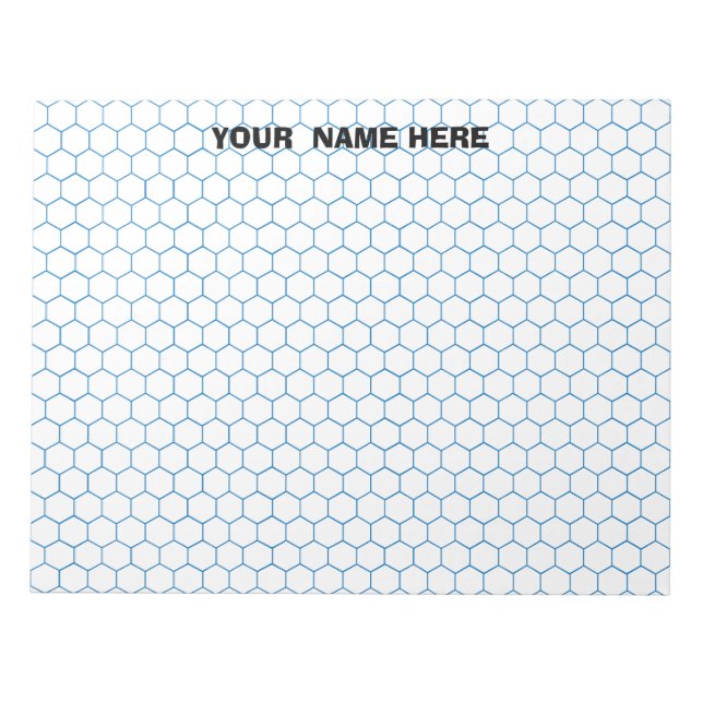 Bloc-notes personnalisées en gros hexagone (Devant)