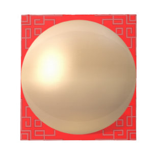 Bloc-notes petit Golden Orb