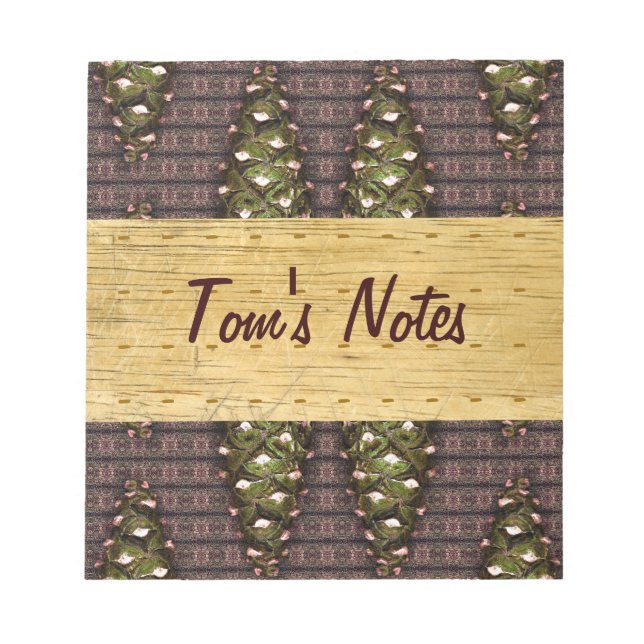 Bloc-notes Pinewood par Alexandra Cook (Devant)