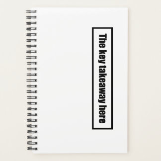 Bloc-notes, Planificateur