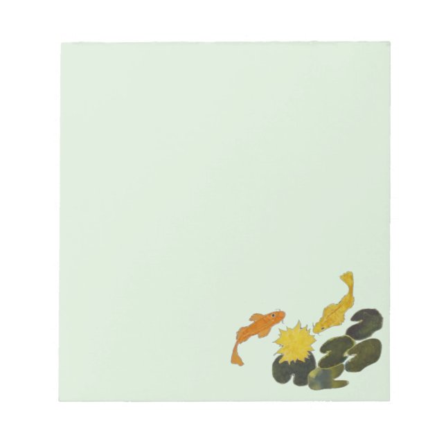 Bloc-notes - Plaquettes Koi et Lily (Devant)