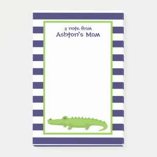 Bloc-notes Post-it Alligator Rugby Stripes