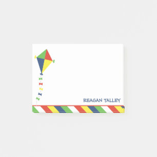 Bloc-notes post-it personnalisé Kite Stripes