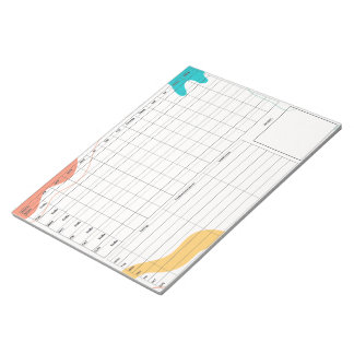 Bloc-notes pour carte laitière DBT - 40 feuilles A