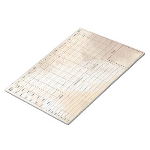 Bloc-notes pour carte laitière DBT - 40 feuilles B