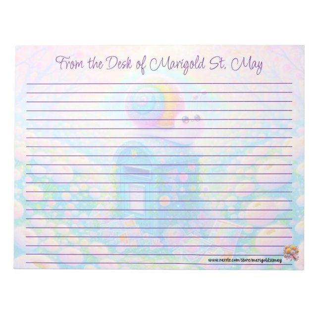 Bloc-notes pour courrier postal (Devant)