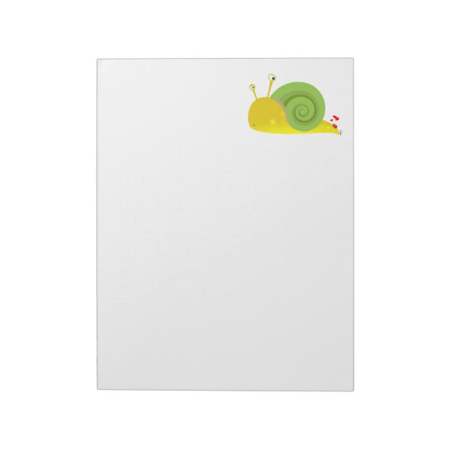 Bloc-notes pour escargot confuse (Tourné)