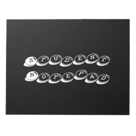 Bloc-notes pour étudiants Imprimé Écriture stylée