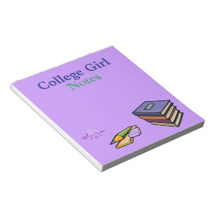 Bloc-notes pour filles de l'université